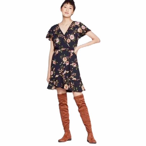 Vegan Suede Over the Knee Boots Chestnut Long Boot - Picture 2 of 7